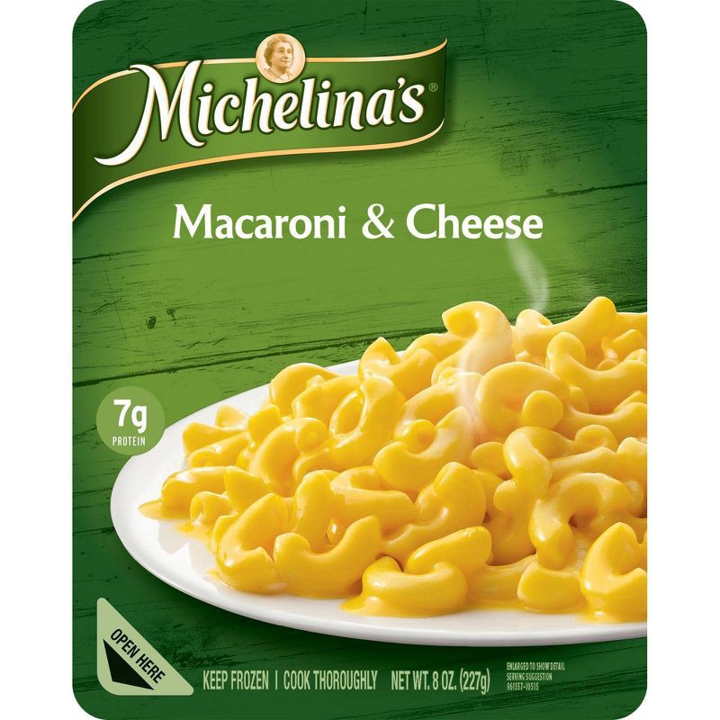 slide 1 of 13, Michelina's Macaroni and Cheese 8.0 Oz. (Frozen), 8 oz