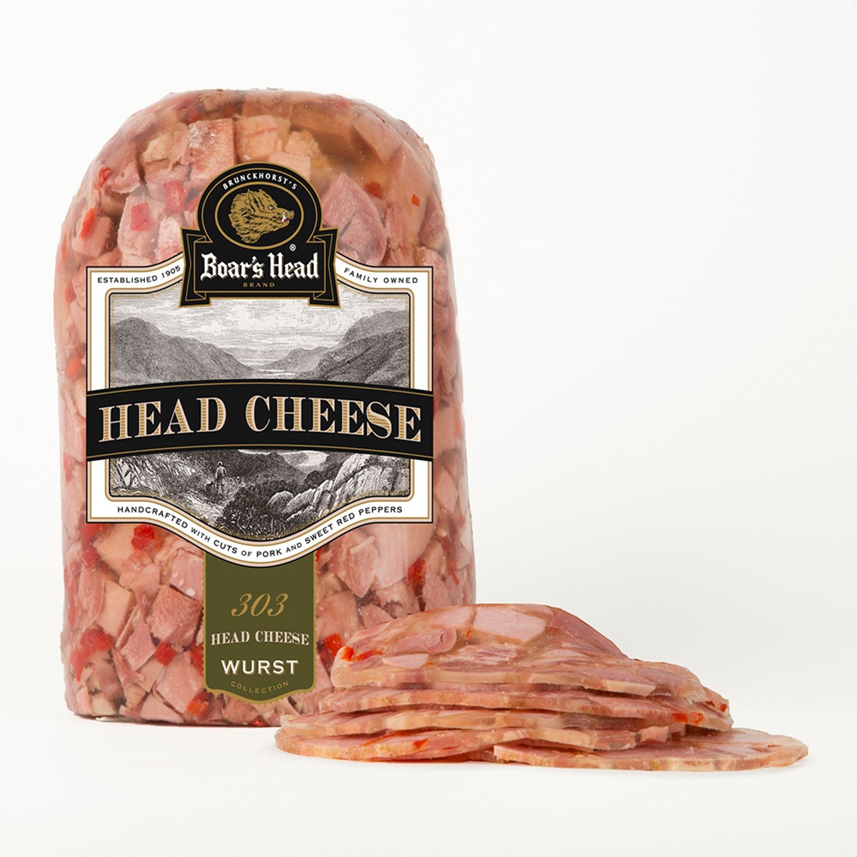 slide 1 of 1, Bh Head Cheese, per lb