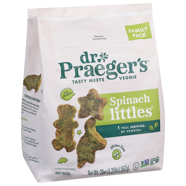 slide 1 of 1, Dr. Praeger's Kids Spinach Littles Family Pack 20 oz, 20 oz