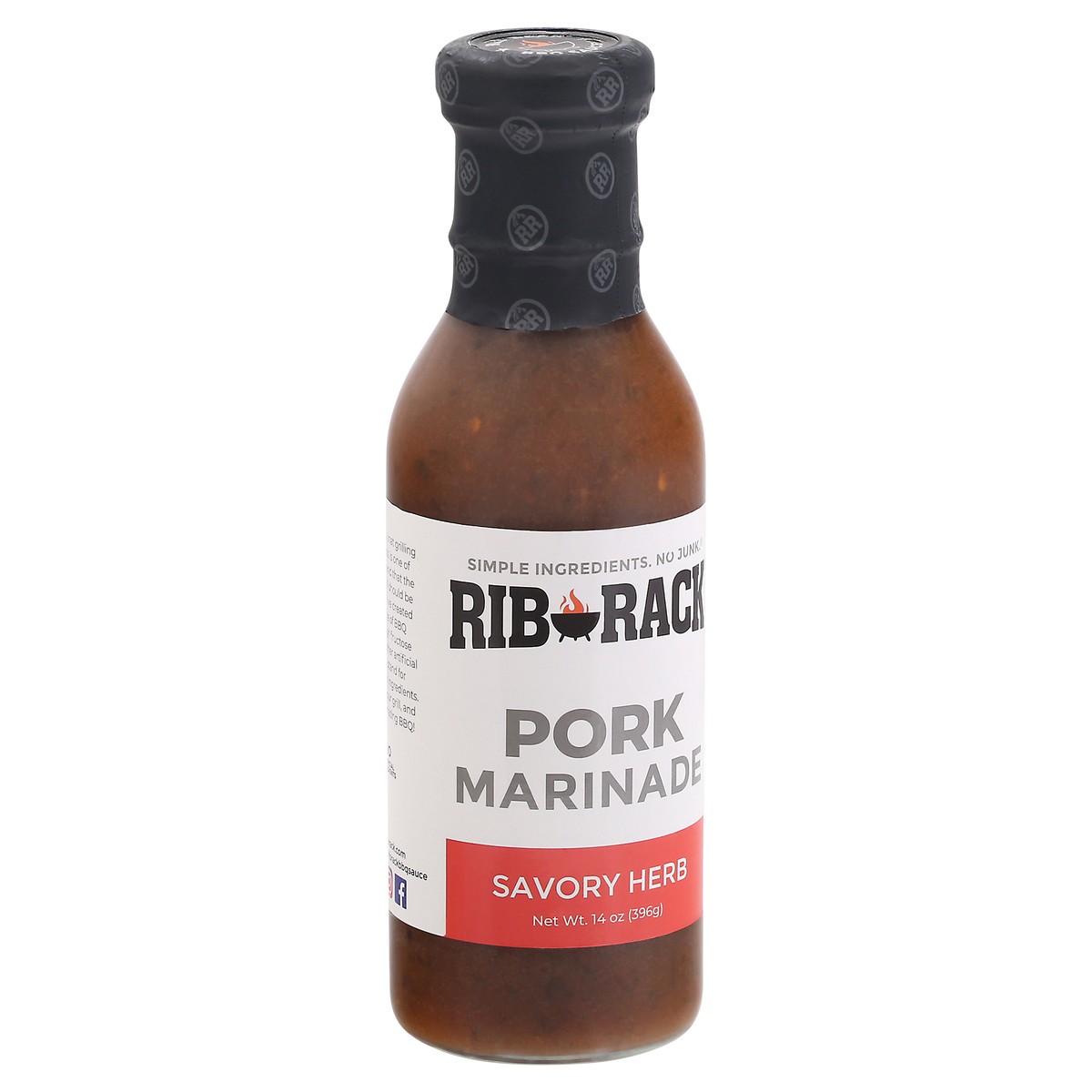 slide 8 of 9, Rib Rack Savory Herb Pork Marinade 14 oz, 14 oz