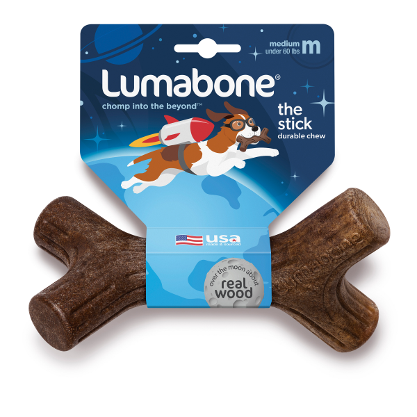 slide 17 of 19, LumaBone The Stick Medium Durable Chew 1 ea, 1 ct