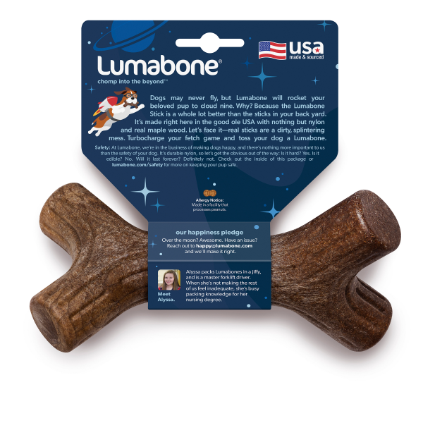 slide 14 of 19, LumaBone The Stick Medium Durable Chew 1 ea, 1 ct