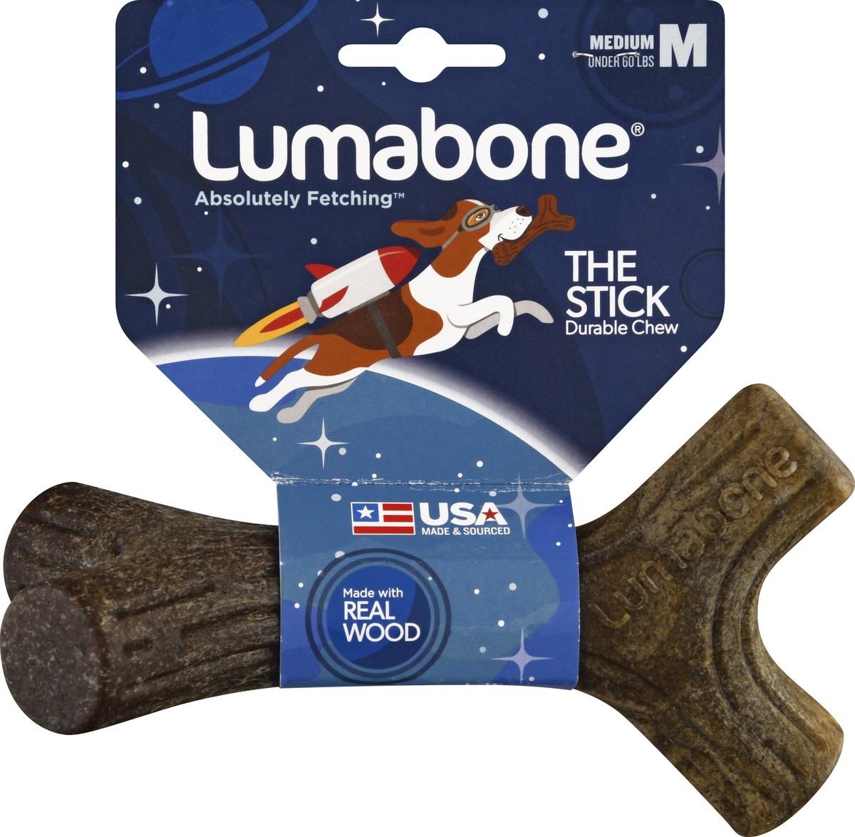slide 1 of 19, LumaBone The Stick Medium Durable Chew 1 ea, 1 ct