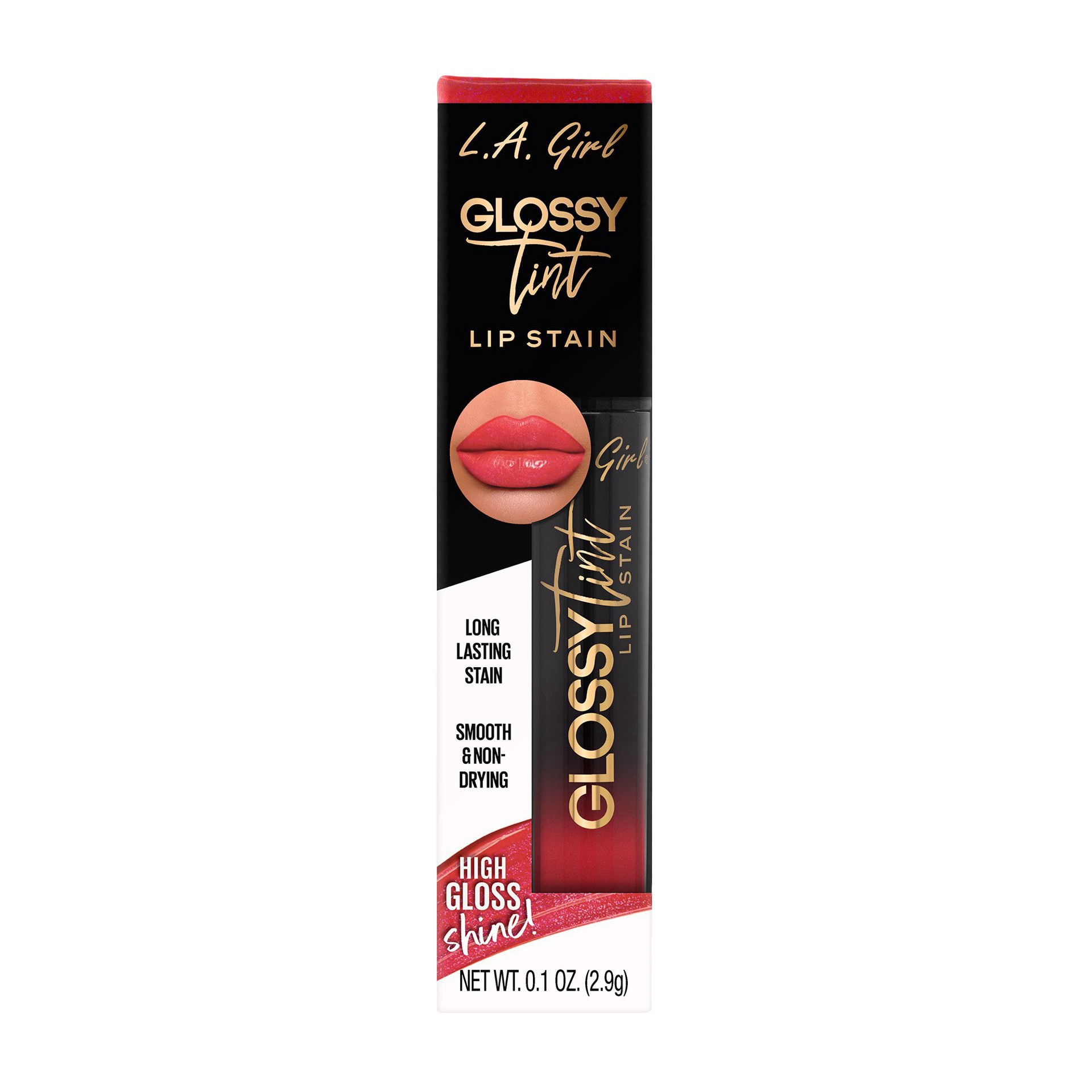 slide 1 of 1, L.A. Girl Glossy Tint Lip Stain Sheer Bliss, 1 ct
