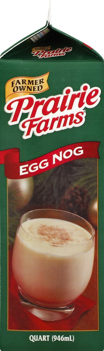 slide 3 of 4, Prairie Farms Fresh Egg Nog Quart, 1 qt