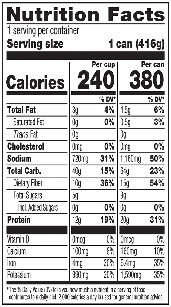 slide 5 of 7, Amy's Organic Low Fat Black Bean Chili, 14.7 oz