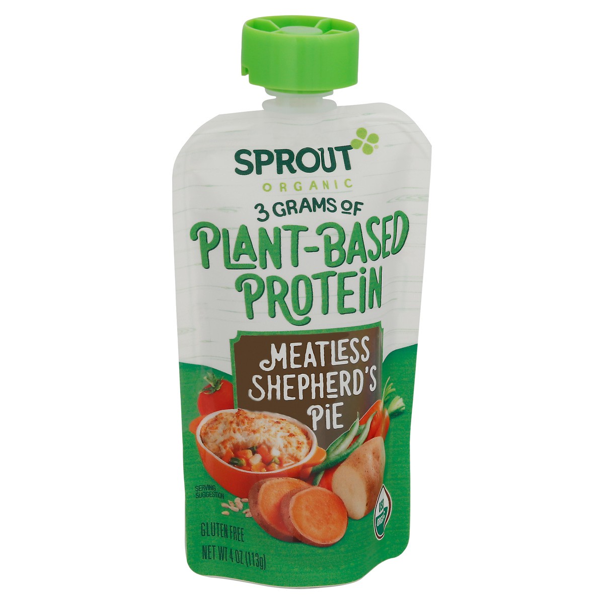 slide 6 of 13, Sprout Organic Plant-Based Protein Meatless Shepherd's Pie 4 oz, 4 oz