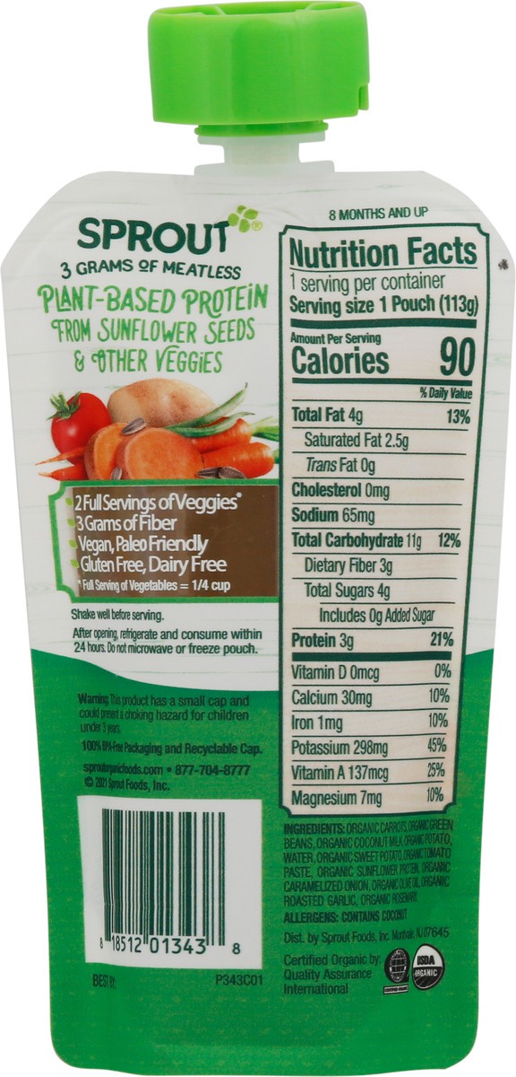 slide 5 of 13, Sprout Organic Plant-Based Protein Meatless Shepherd's Pie 4 oz, 4 oz