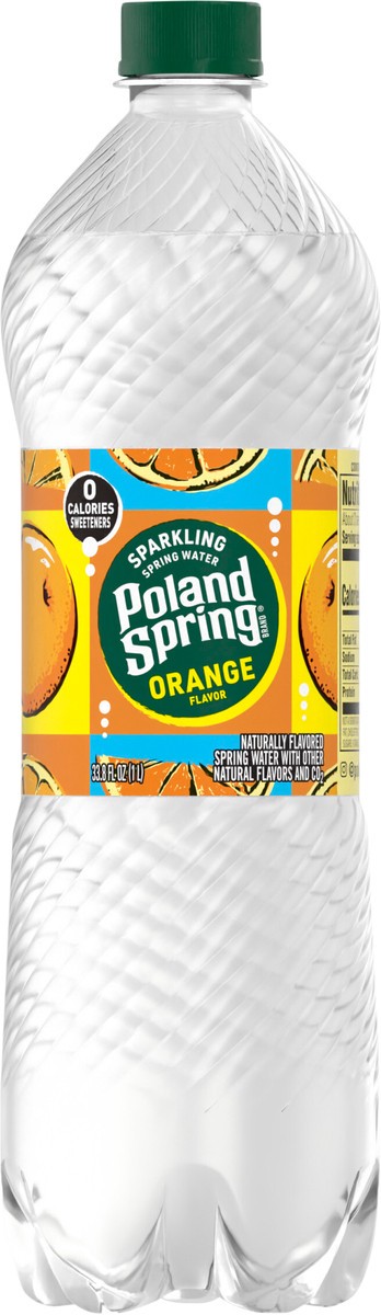 slide 5 of 7, Poland Spring Sparkling Water, Orange- 33.8 oz, 33.8 oz