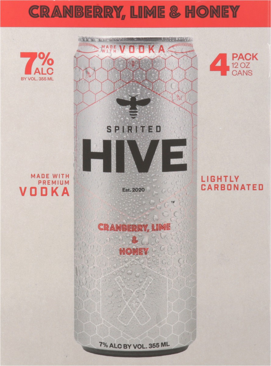 slide 8 of 13, Spirited Hive Vodka Cranberry 4Pk Can 12, 4 ct; 12 oz