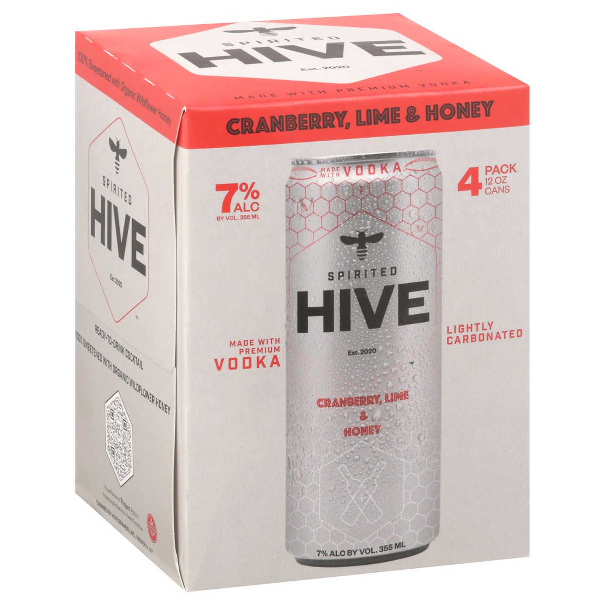 slide 3 of 13, Spirited Hive Vodka Cranberry 4Pk Can 12, 4 ct; 12 oz