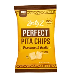Zesty Z Pita Chips Garlic Parm