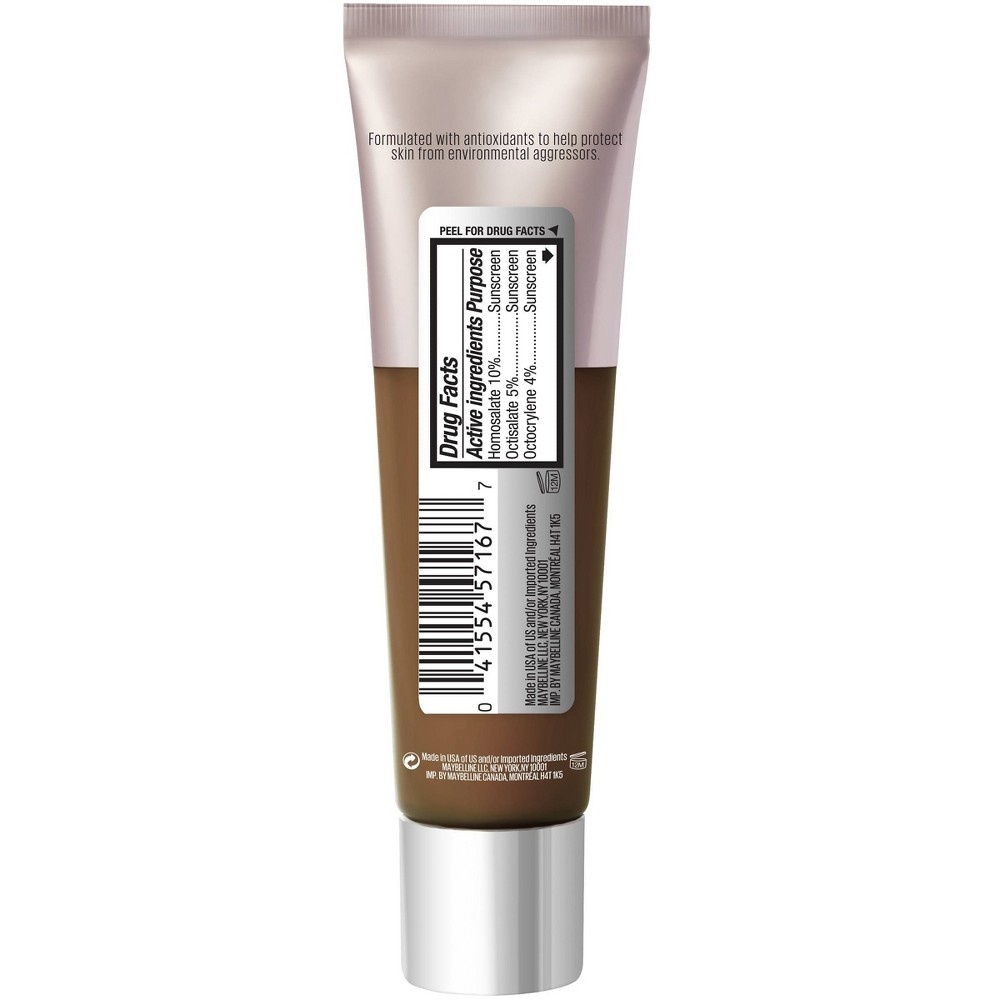 slide 9 of 9, Maybelline Dream Urban Cover Full Coverage Foundation Makeup, Spf 50, Java, 1 oz