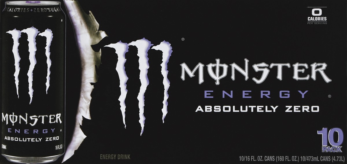 slide 3 of 6, Monster Energy Drink - 10 ct, 10 ct