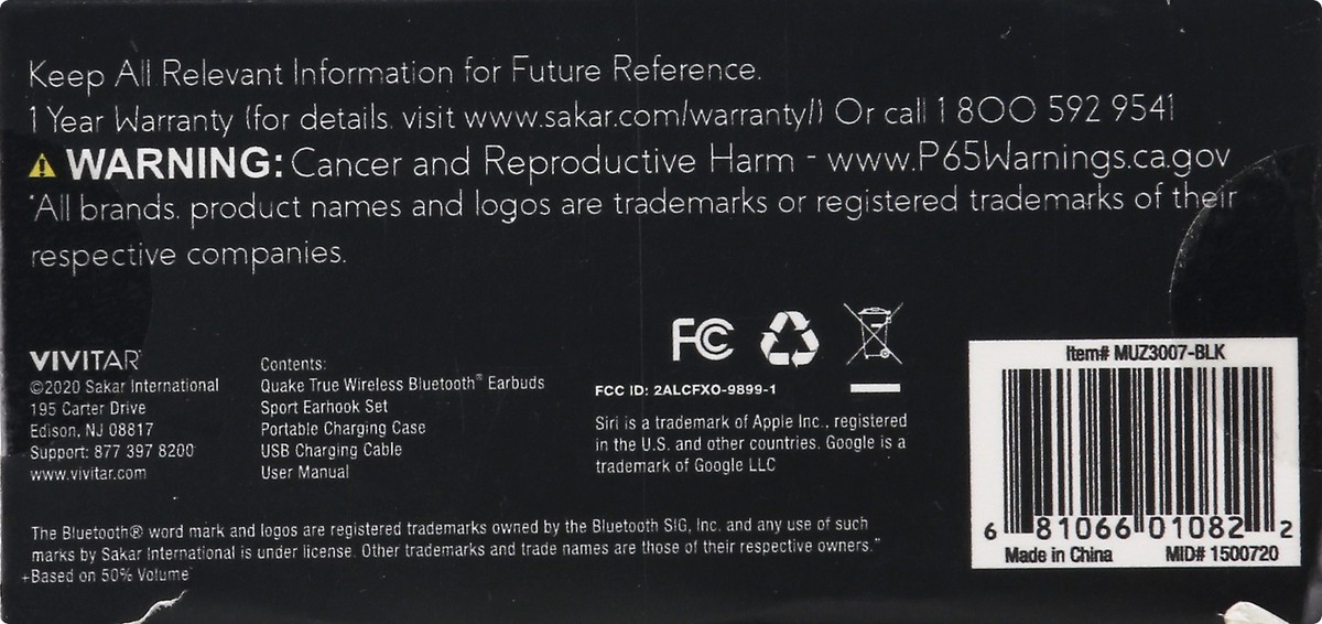 slide 4 of 11, Muze Quake True Wireless Earbuds 1 ea, 1 ct