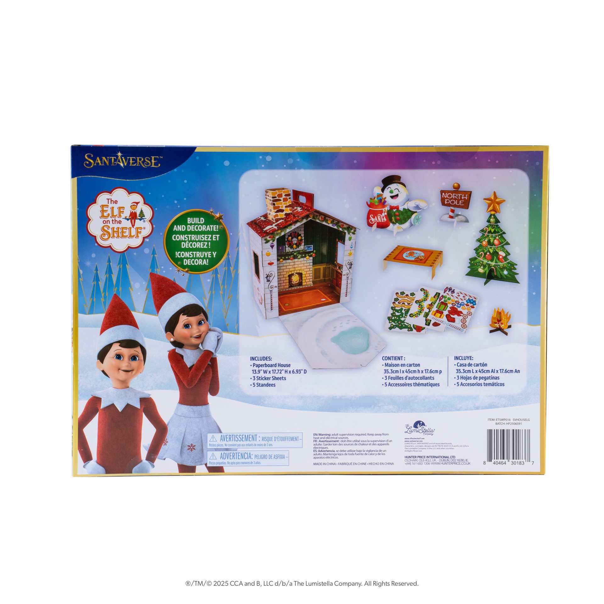 slide 3 of 5, Elf on the Shelf The Elf On The Shelf Diy Elf Cottage, 1.57 in x 16.93 in x 12.2 in