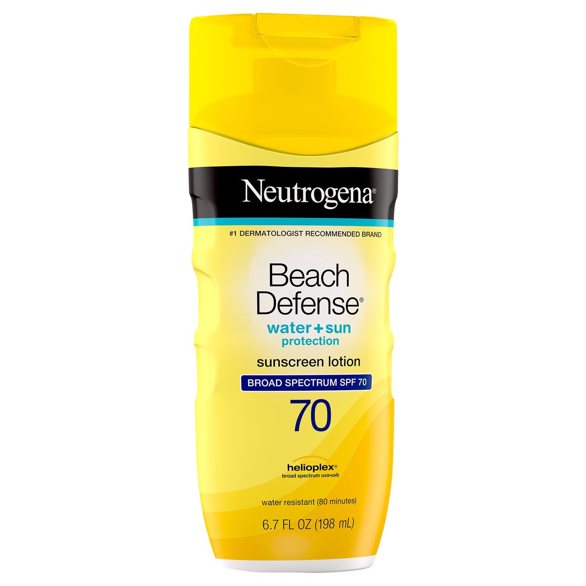 slide 2 of 7, Neutrogena Beach Defense Broad Spectrum Sunscreen Body Lotion - SPF 70, 6.7 oz