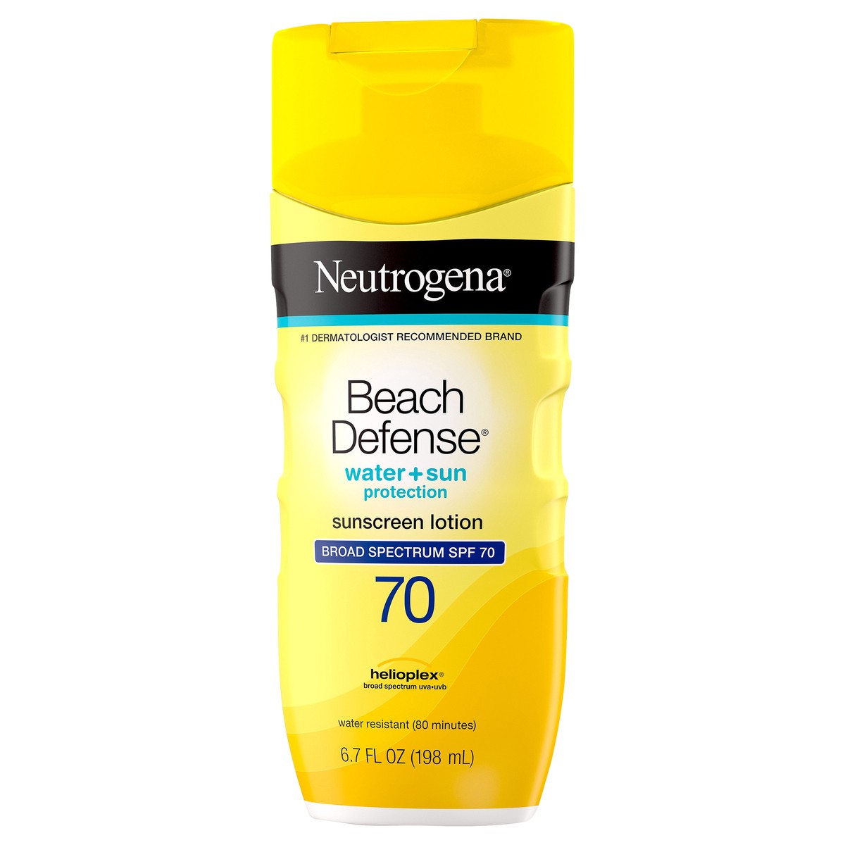 slide 3 of 7, Neutrogena Beach Defense Broad Spectrum Sunscreen Body Lotion - SPF 70, 6.7 oz