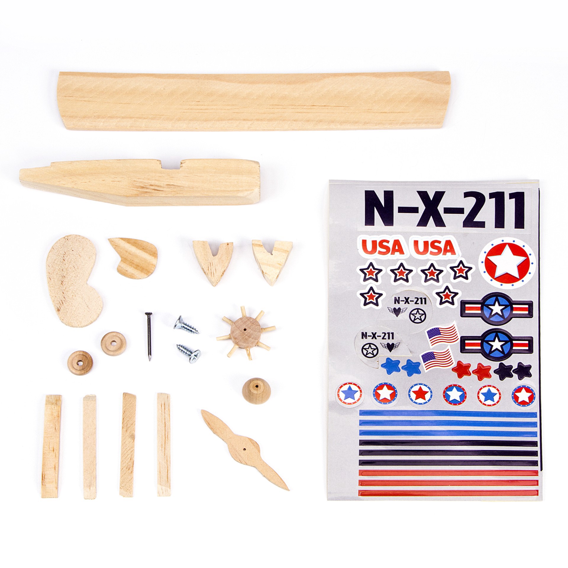 slide 3 of 3, Spirit Of St. Louis Wooden Model Airplane Kit By Creatology, 7.75 in x 5.5 in x 2.5 in