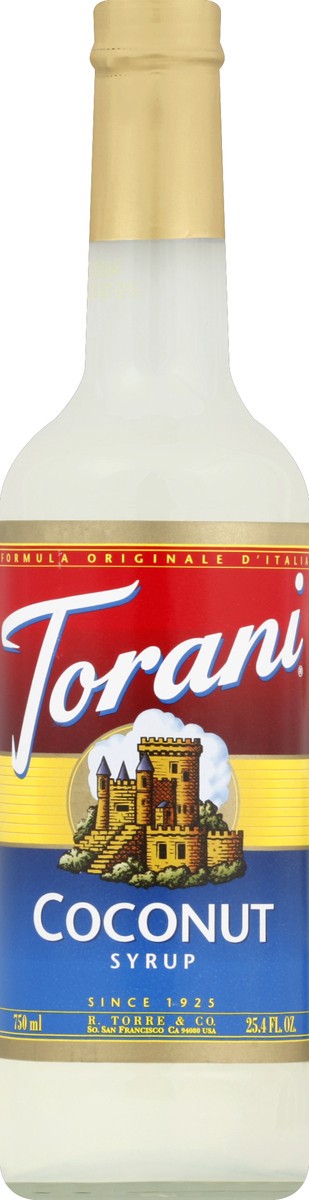 slide 2 of 2, Torani Coconut Syrup - 750 ml, 750 ml