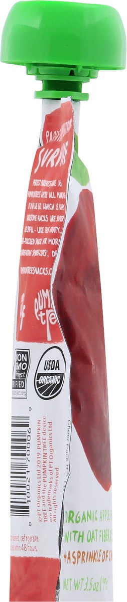 slide 11 of 12, Pumpkin Tree Organic Apple Puree with Oat Fiber & Seeds 3.5 oz, 1 ct