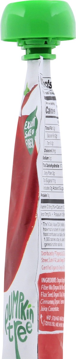 slide 3 of 12, Pumpkin Tree Organic Apple Puree with Oat Fiber & Seeds 3.5 oz, 1 ct