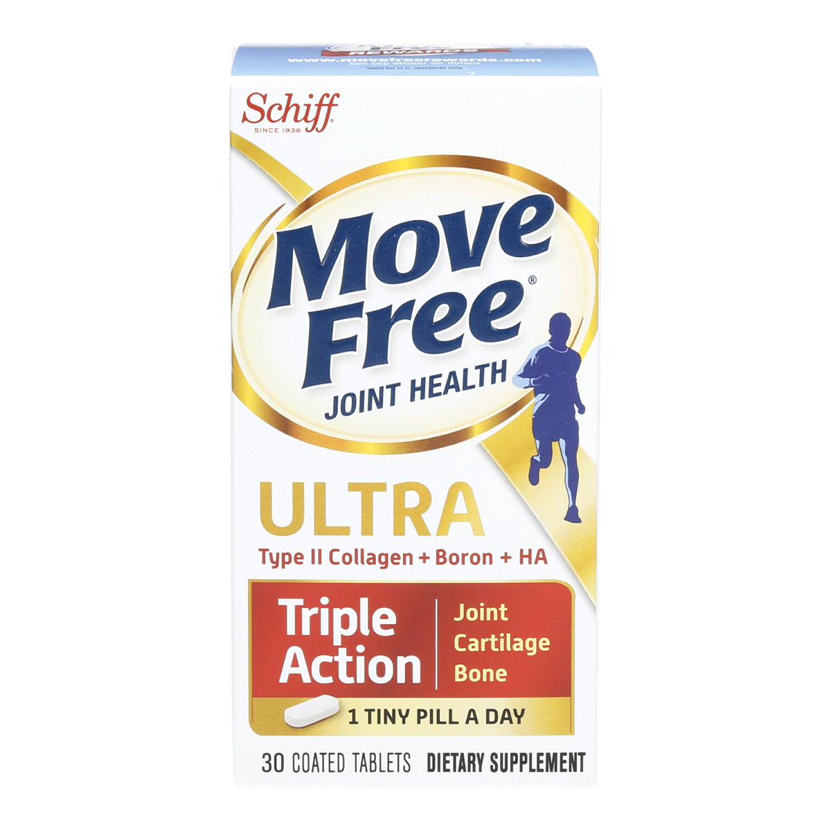 slide 1 of 1, Schiff Move Free Ultra, 30 ct