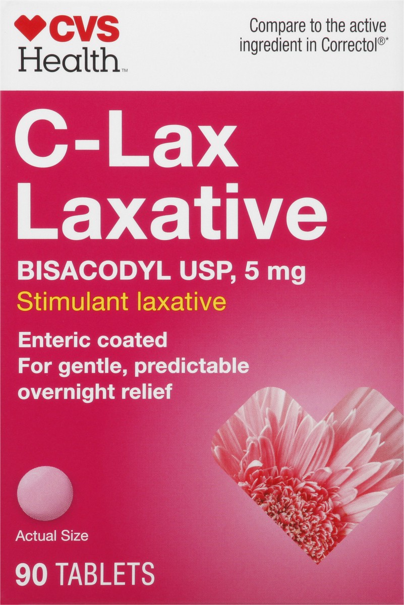 slide 10 of 11, CVS Health C-Lax Laxative Tablets, 90 Ct, 90 ct