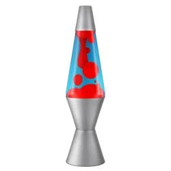 Lava Lamp Red Blue, 14.5"