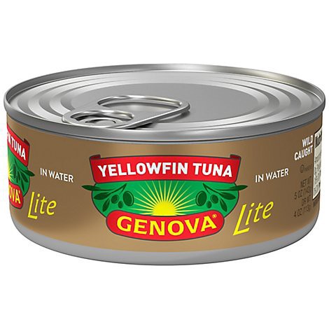 slide 1 of 1, Genova Yellowfin Tuna In Water And Sea Salt - 5 Oz, 5 oz