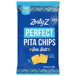 Zesty Z Perfect Sea Salt Pita Chips 6 oz