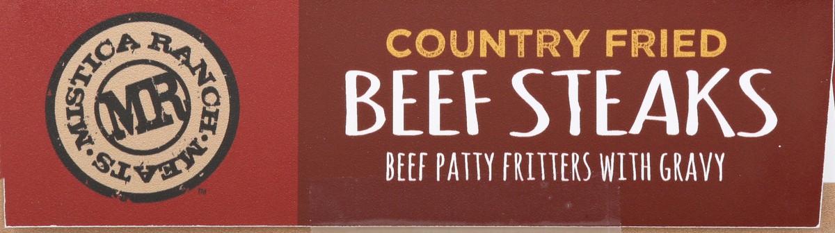 slide 10 of 13, Mistica Ranch Meats Mistica Ranch Country Fried Beef Steaks With Gravy, 14.4 oz