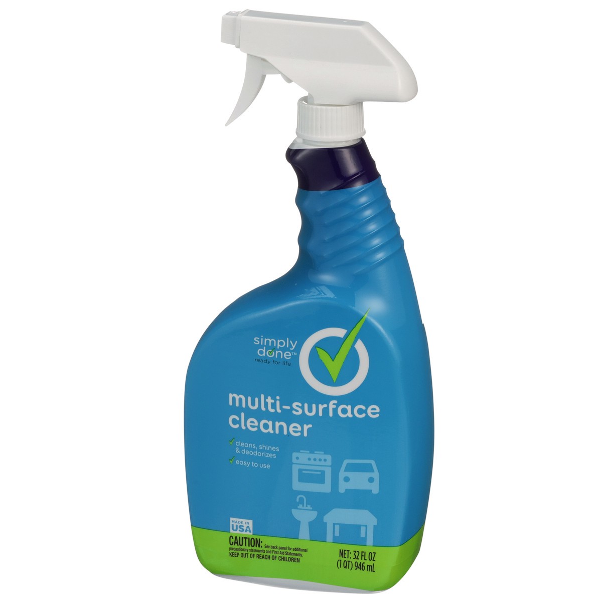 slide 2 of 11, Simply Done Multi-Surface Cleaner, 32 fl oz