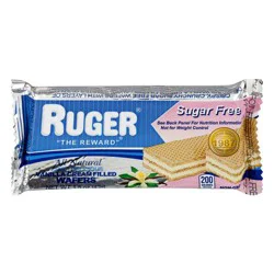Ruger Vanilla Cream Filled Wafers Sugar Free