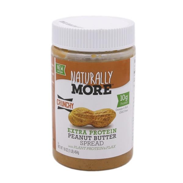 slide 1 of 1, Naturally More Crunchy Peanut Butter, 16 oz