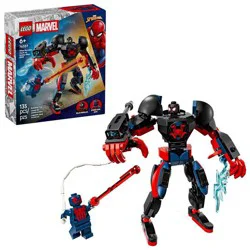 Lego Marvel Miles Morales Mech Vs. Spider-Man 2099 - 76337, 135 Pcs, 6+