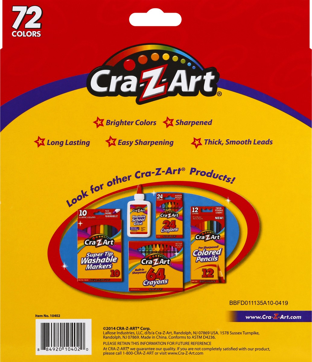 slide 5 of 9, Cra-Z-Art Colored Pencils 72 ea, 72 ct