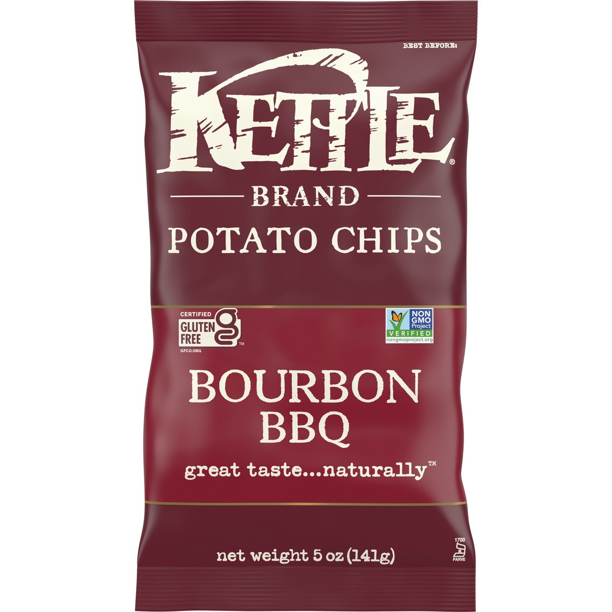 slide 1 of 10, Kettle Brand Bourbon Bbq, 5 oz