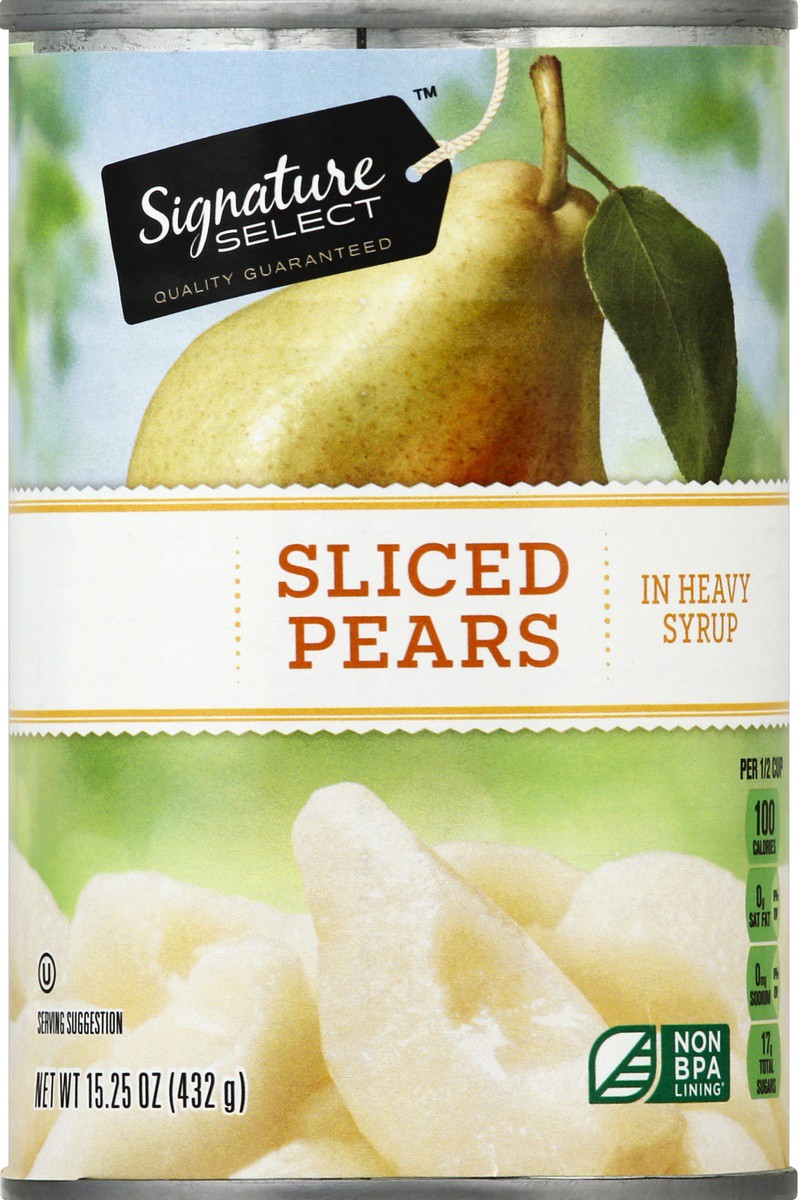 slide 2 of 2, Signature Select Pears 15.25 oz, 