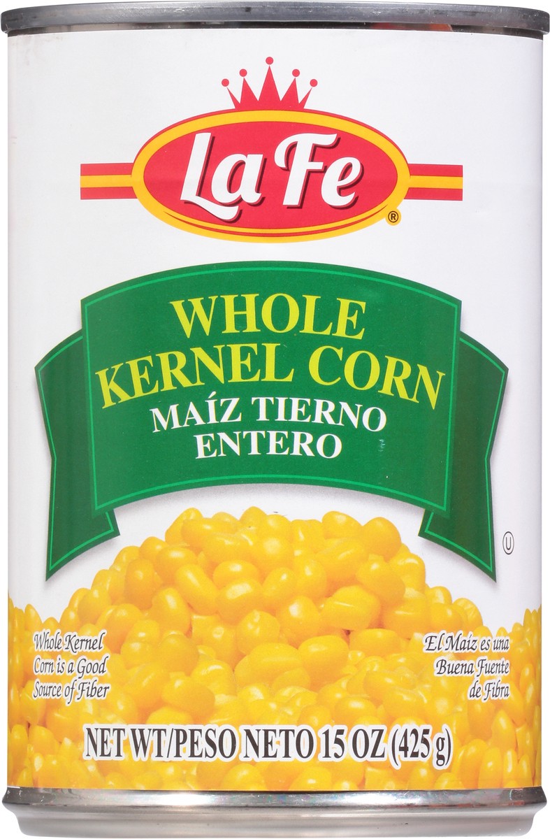 slide 6 of 9, La Fe Whole Kernel Corn 15 oz, 15 oz
