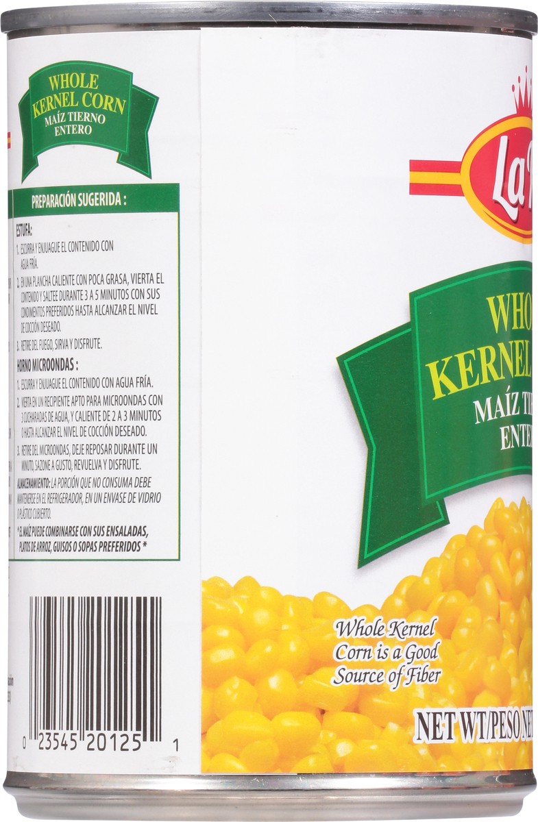 slide 7 of 9, La Fe Whole Kernel Corn 15 oz, 15 oz