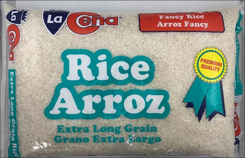 slide 1 of 1, La Cena Extra Long Grain Rice, 10 ct