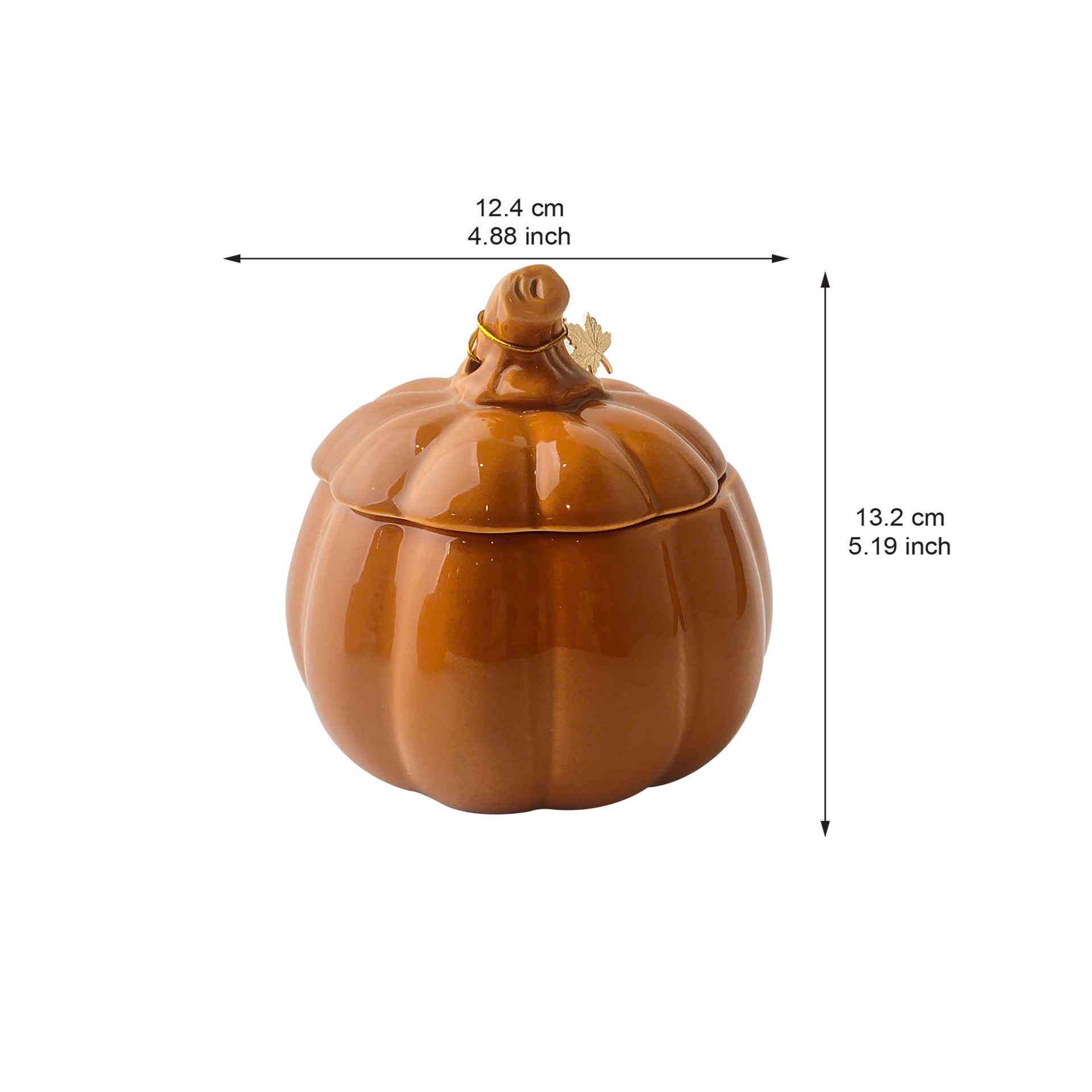 slide 4 of 4, 11oz. Scented Ceramic Pumpkin Candle By Ashland, 11 oz