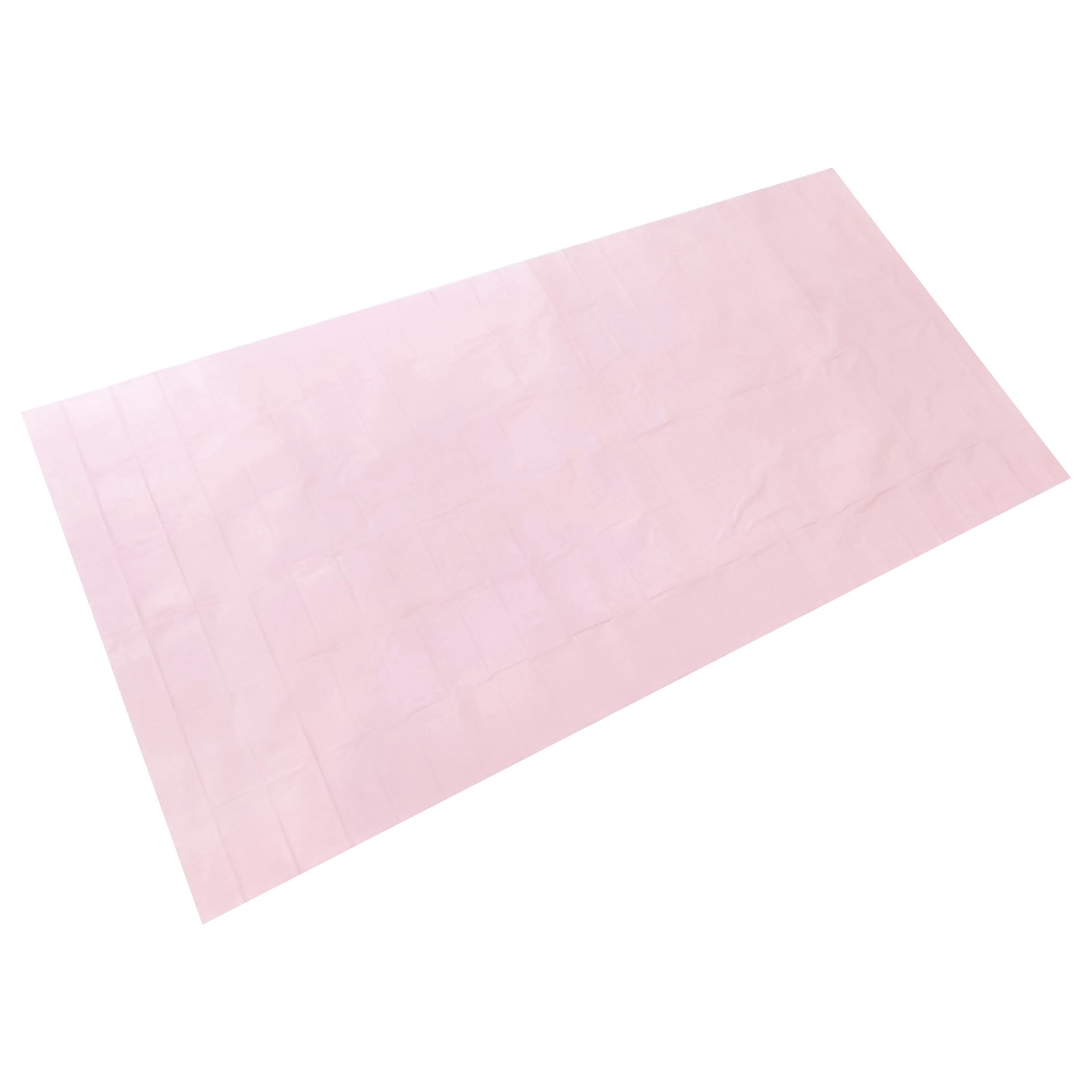slide 2 of 3, 54" X 108" Baby Pink Plastic Table Cover By Celebrate It, 54 in x 108 in