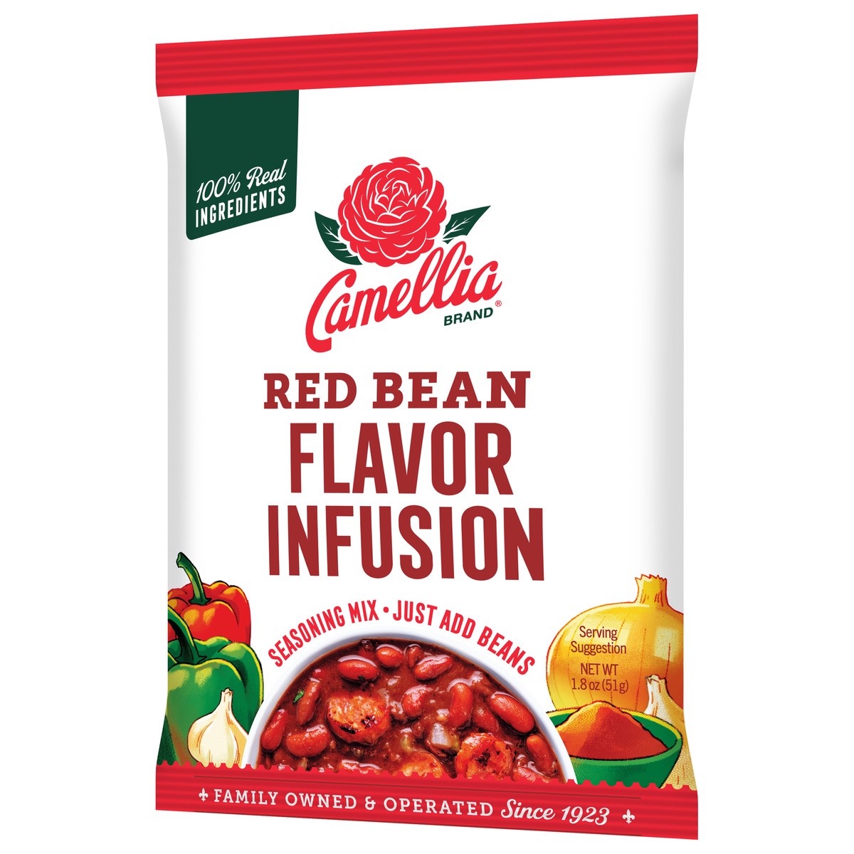 slide 4 of 4, Camellia Red Bean Flavor Infusion Seasoning Mix 1.8 oz, 1.8 oz