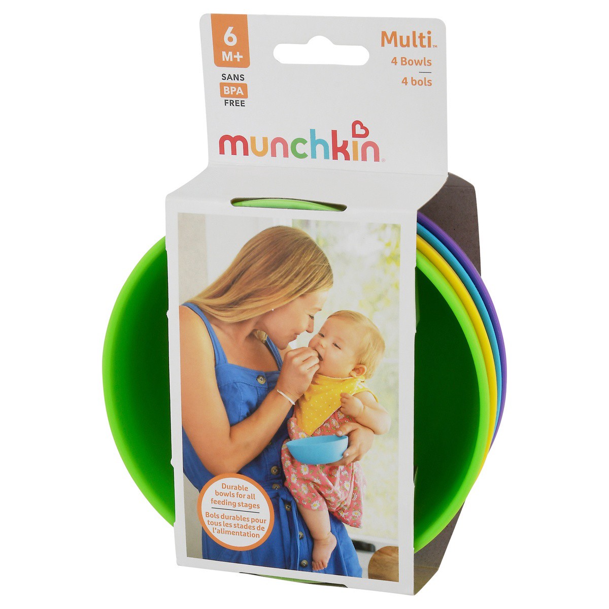 slide 3 of 9, Munchkin Multi Bowls, 4 ct