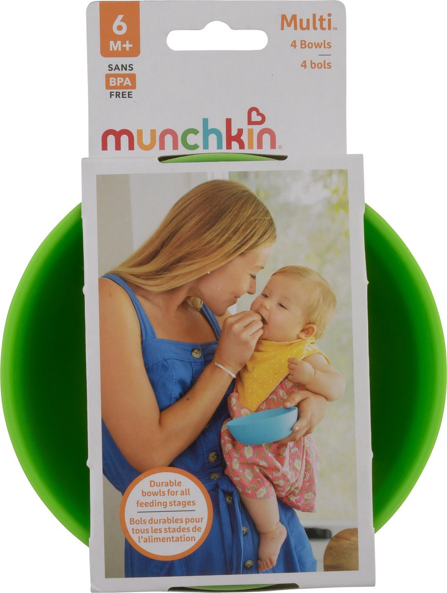 slide 6 of 9, Munchkin Multi Bowls, 4 ct