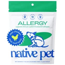 Native Pet Allergy & Immune Chews for Dogs, 30 ct