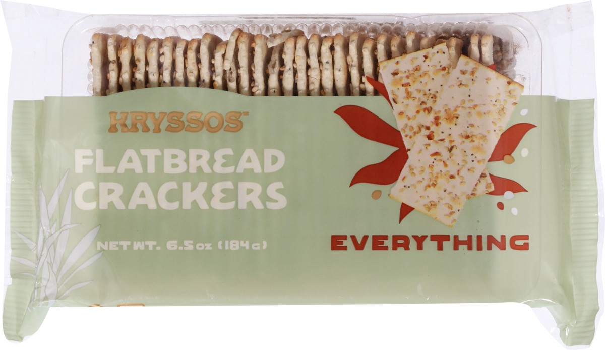 slide 2 of 13, Kryssos Everything Flatbread Crackers 6.5 oz, 6.5 oz