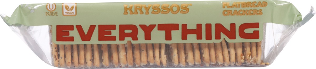 slide 4 of 13, Kryssos Everything Flatbread Crackers 6.5 oz, 6.5 oz